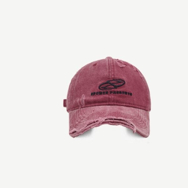 Street Make Old Ripped Denim Baseball Cap - Image 2