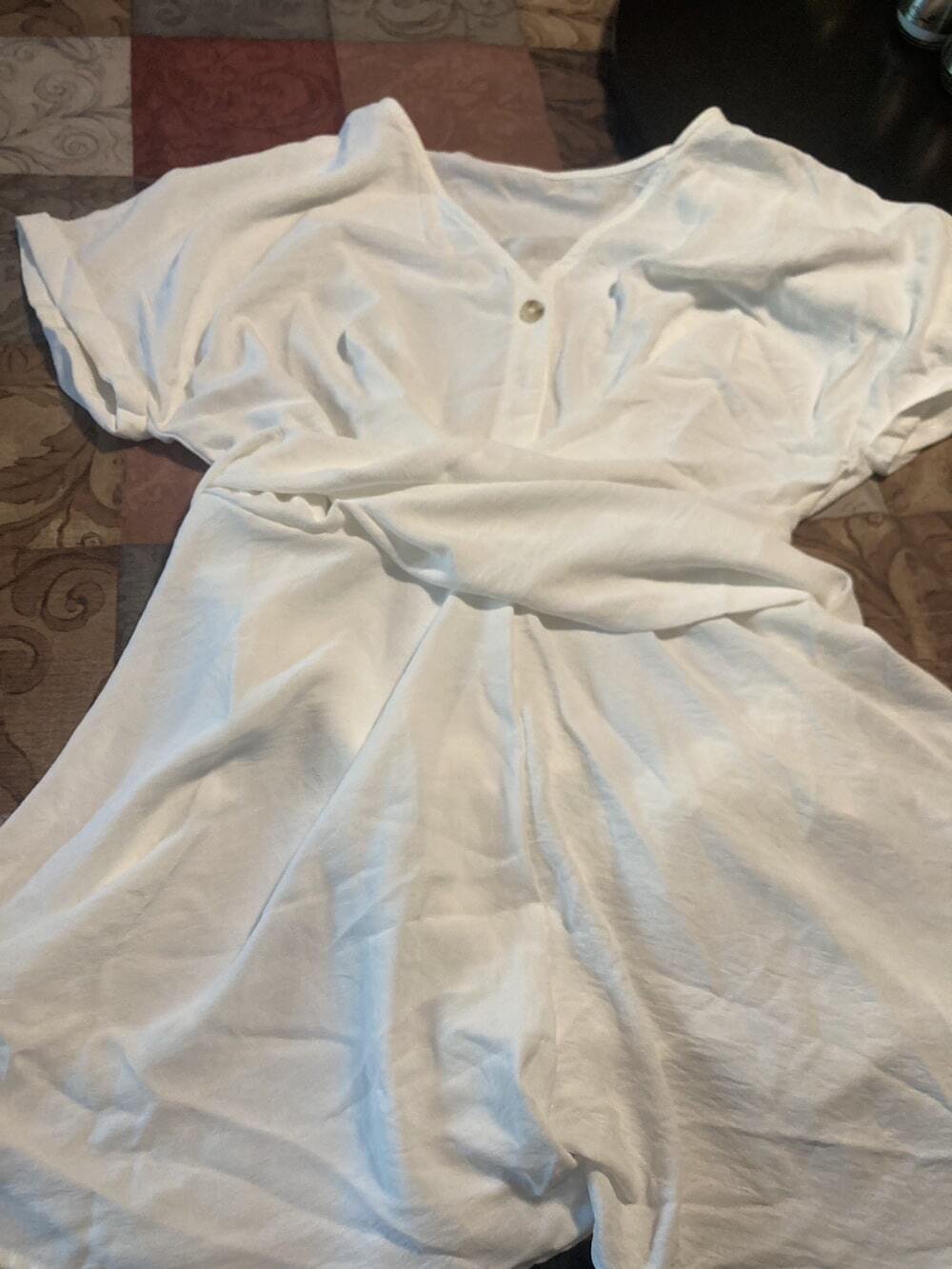 Women's Batwing Sleeve Kinked One-piece Shorts - Image 8