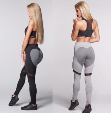 Heart Push Up Leggings Workout - Image 5