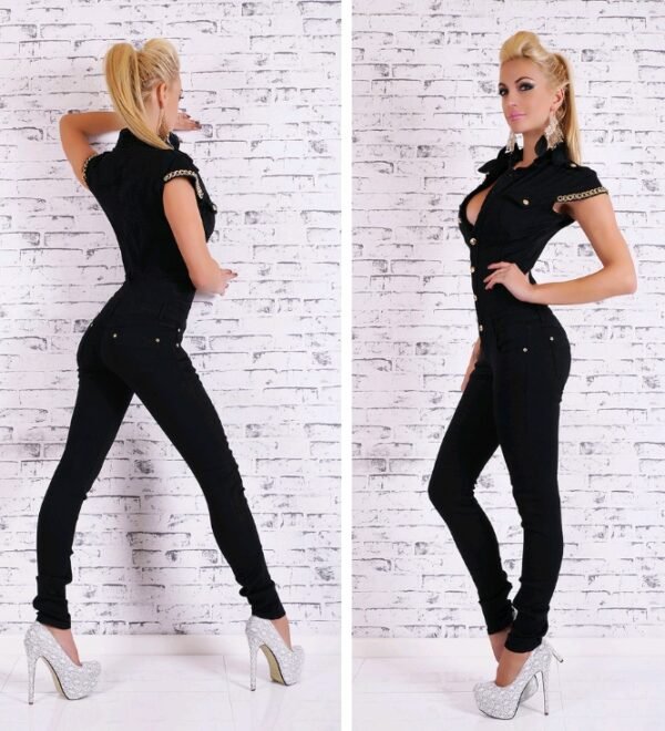 Women's new spring and autumn casual sports jumpsuit European and American casual pants jumpsuit - Image 2