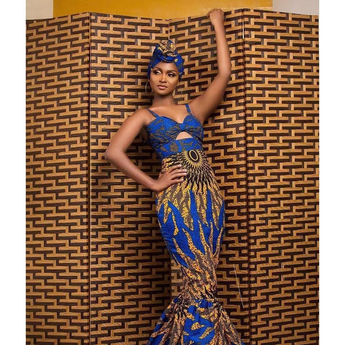 Digital Print Dress Fishtail - Image 3