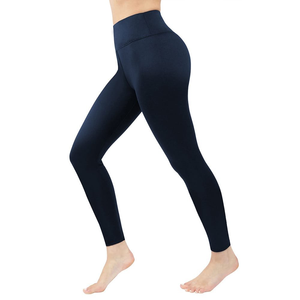 Fleece Lined Padded Warm Keeping Women's High Waist Tight Leggings - Image 2