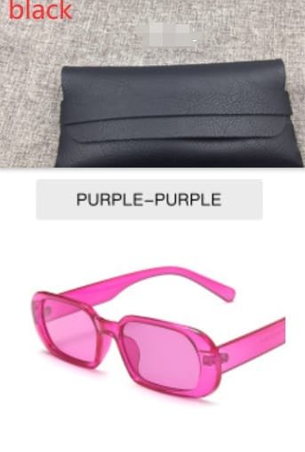 Retro Small Frame Sunglasses Female Candy Color Colorful Fashion Sunglasses - Image 4