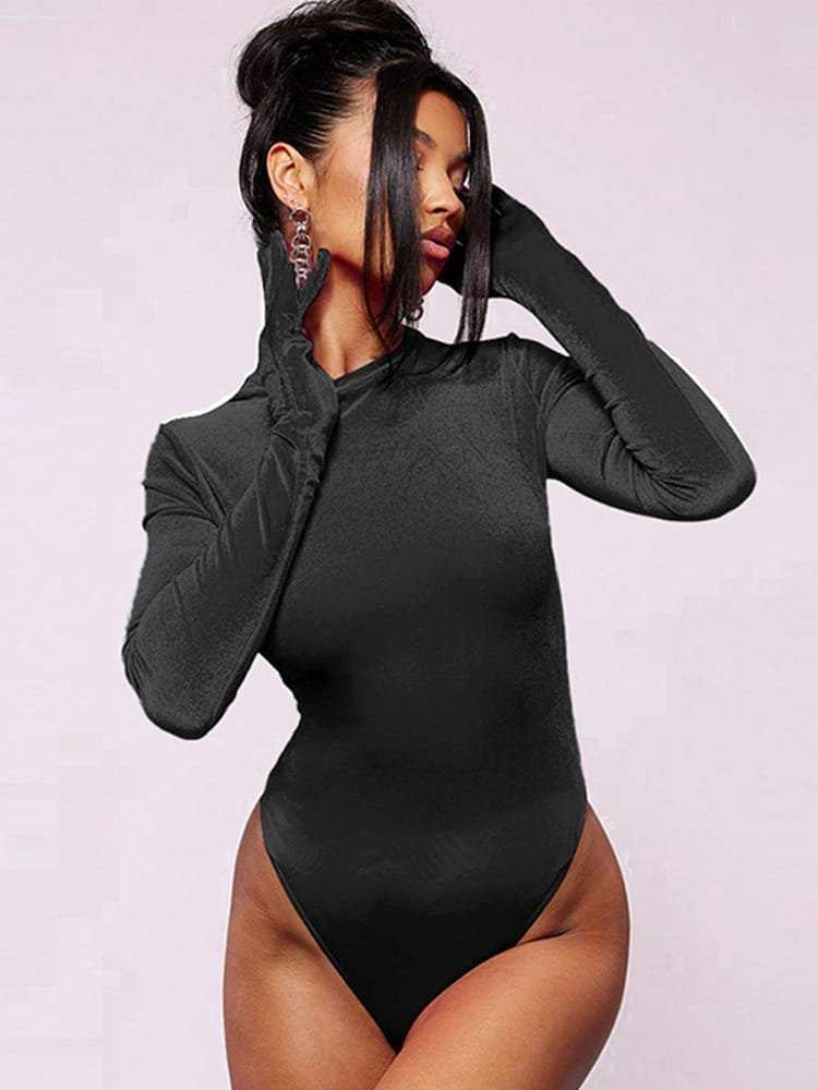 Women's Fashion Inner Match Bottoming Slim-fit Furry Skirt Suit - Image 7