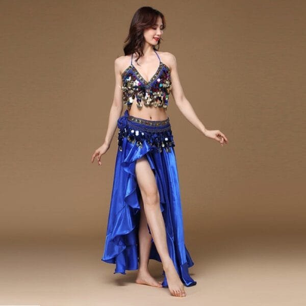 Belly Dance Sexy Performance New Indian Annual Meeting Stage Performance Costume - Image 5