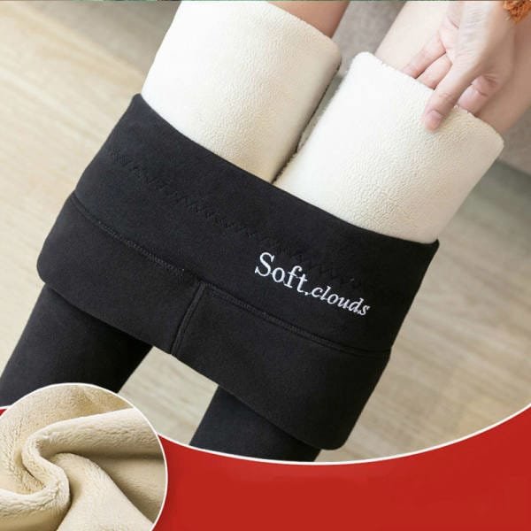 Women's High Waist Plus Velvet Thick Slim Slimming Leggings - Image 2