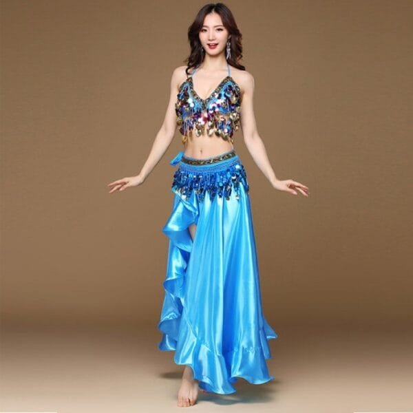 Belly Dance Sexy Performance New Indian Annual Meeting Stage Performance Costume - Image 4