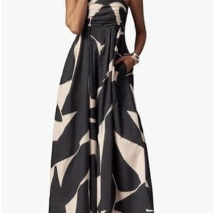 Women's Backless Waist Trimming Wide-leg Jumpsuit