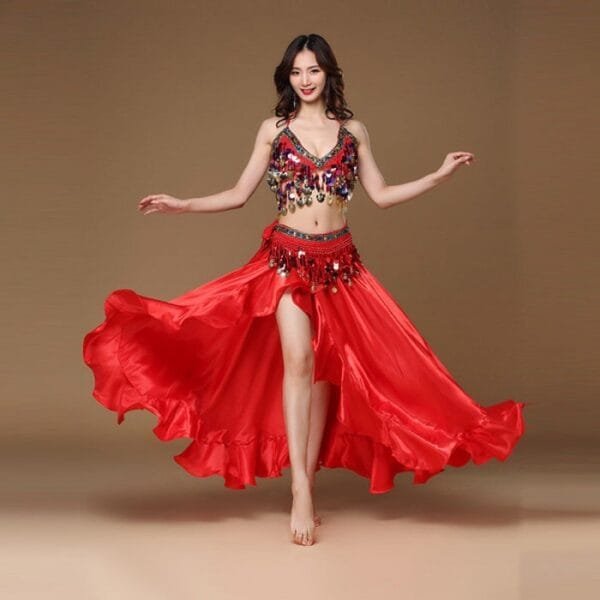 Belly Dance Sexy Performance New Indian Annual Meeting Stage Performance Costume - Image 8