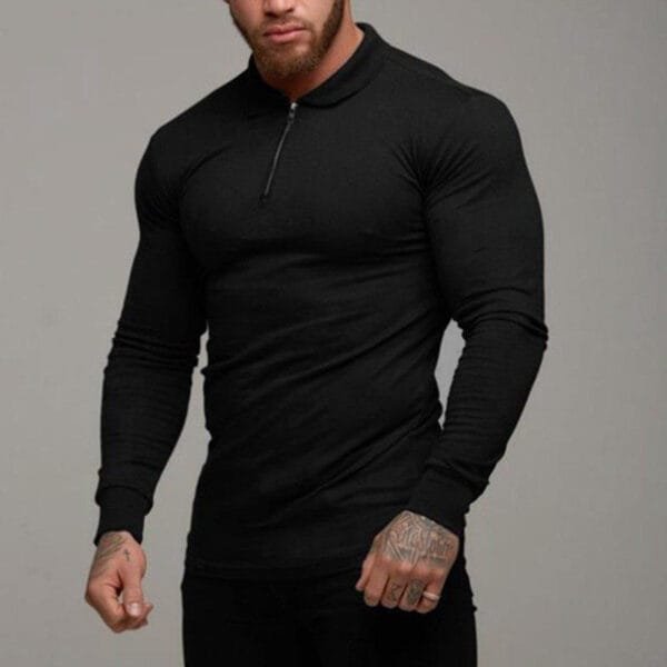 T Shirt Men Longsleeve Shirt Men Polo Shirt - Image 3