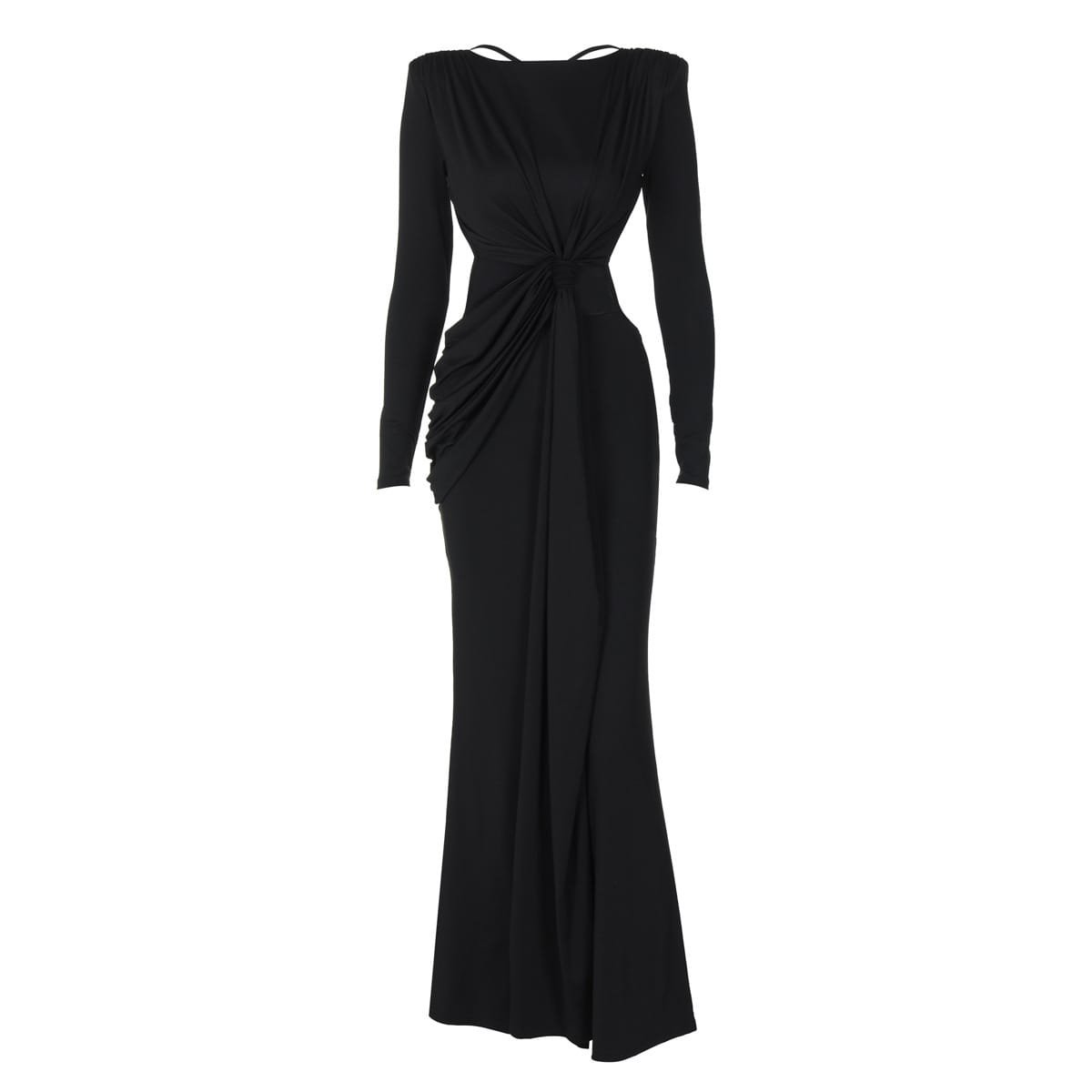Women's Sexy Hot Girl Back Hollow-out Slim-fit Long Sleeve Dress - Image 5