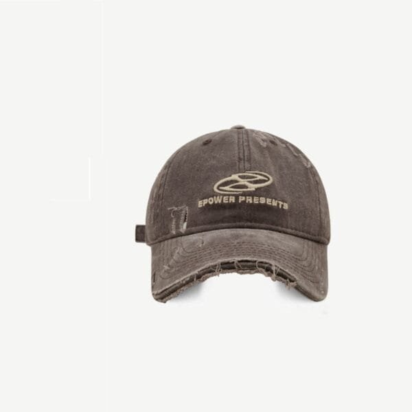 Street Make Old Ripped Denim Baseball Cap - Image 6