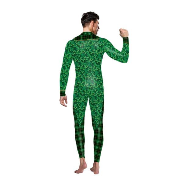 St. Patrick's Day Green Bow Digital Print Performance Dress - Image 4