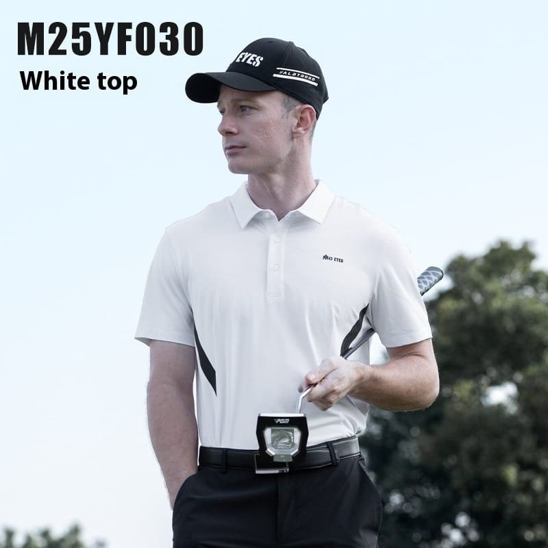 Golf Clothing Men's Short-sleeved T-shirt Sports Polo Shirts - Image 3