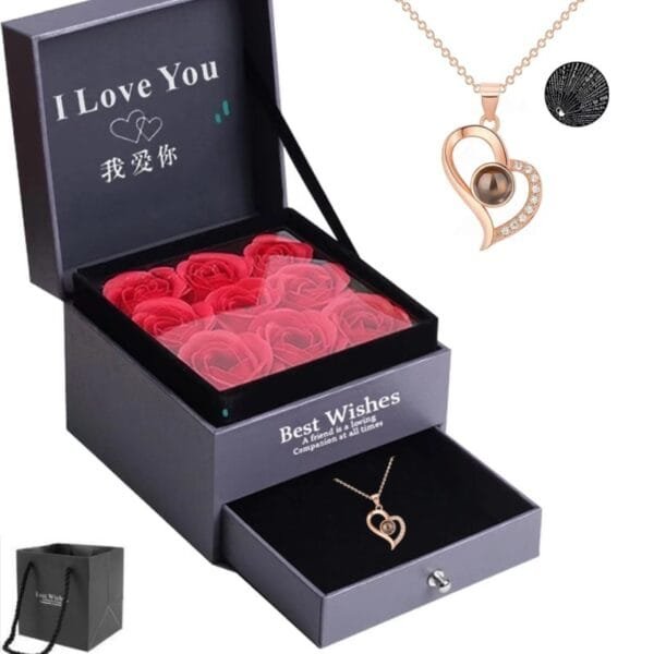 100 Languages I Love You Projection Necklace - Image 8