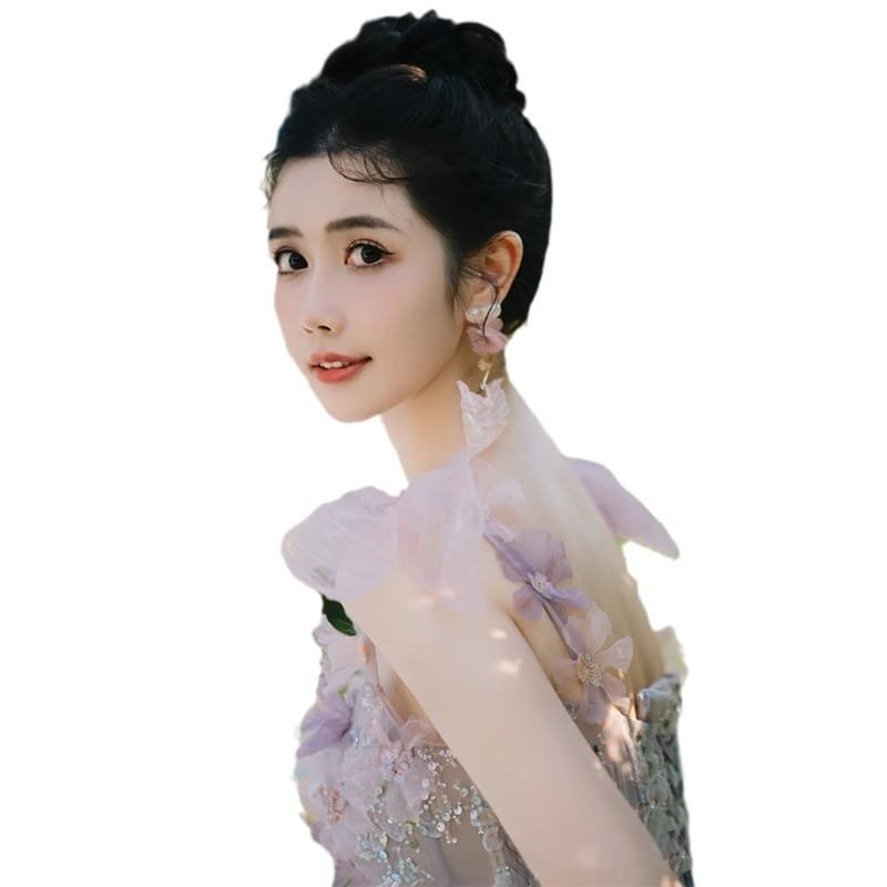 Toast Dress Lace A- Line Style Bridal Marriage Engagement Evening Dress - Image 5