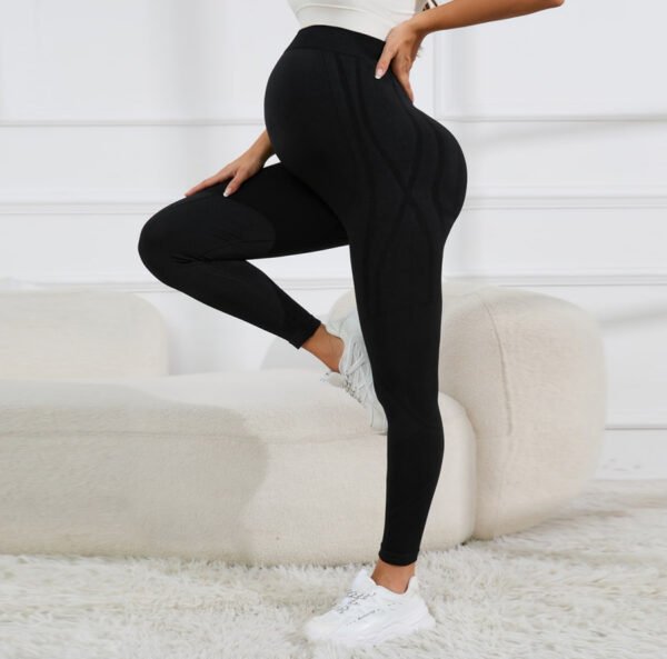 Maternity Pants Spring And Autumn Outer Wear High Waist Casual Women Leggings - Image 5