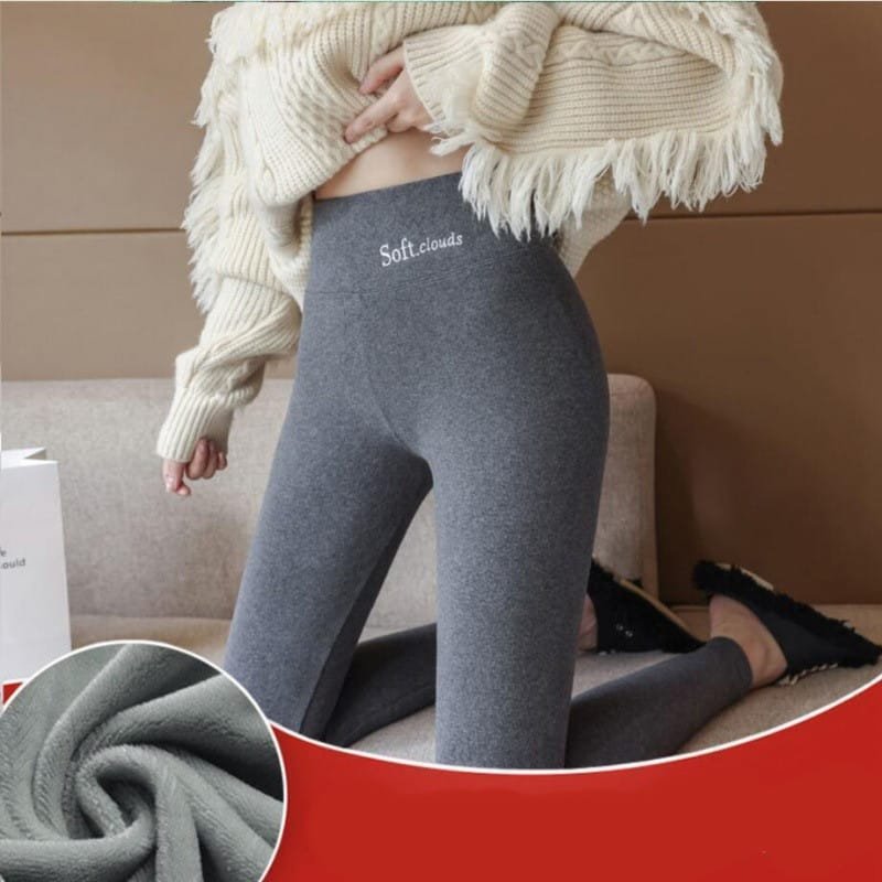 Women's High Waist Plus Velvet Thick Slim Slimming Leggings - Image 3