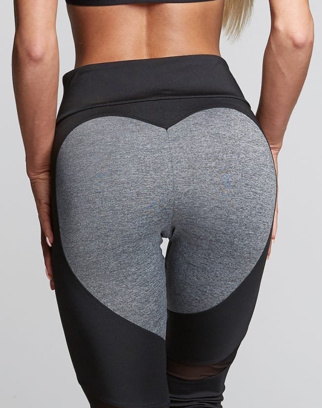 Heart Push Up Leggings Workout - Image 4