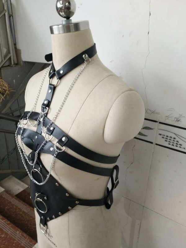 Women's Leather Perform Dance Costume Accessories - Image 10