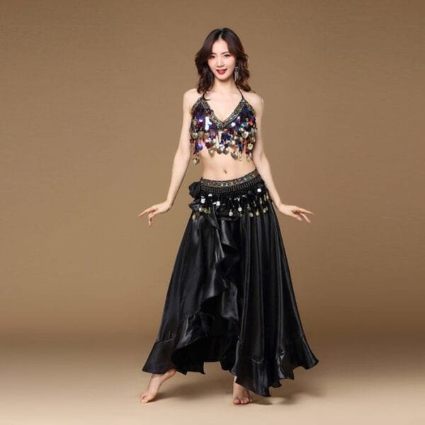 Belly Dance Sexy Performance New Indian Annual Meeting Stage Performance Costume - Image 2