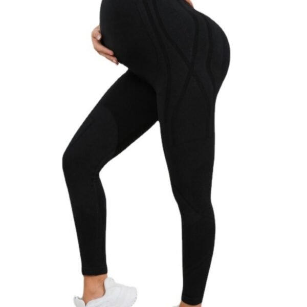 Maternity Pants Spring And Autumn Outer Wear High Waist Casual Women Leggings - Image 2