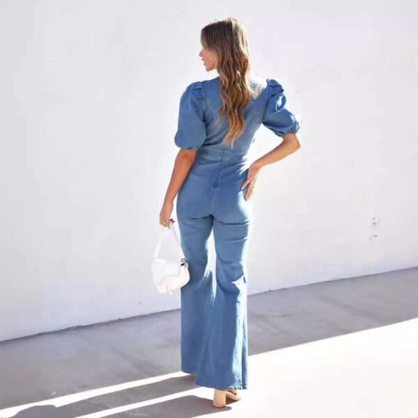 Women's Cowboy Siamese Wide Leg Trousers - Image 4
