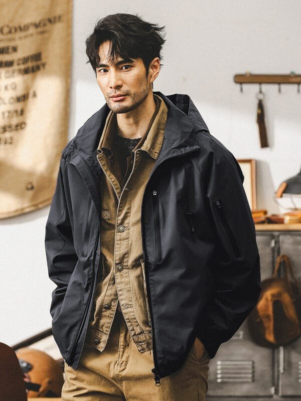American Retro Outdoor Outdoor Jacket Coat Men - Image 9