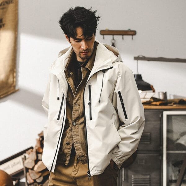 American Retro Outdoor Outdoor Jacket Coat Men - Image 4