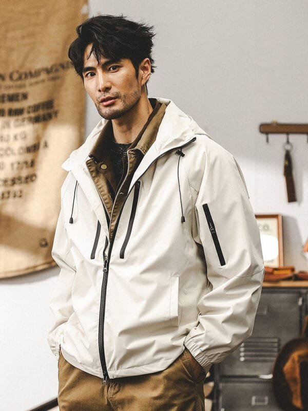 American Retro Outdoor Outdoor Jacket Coat Men - Image 6