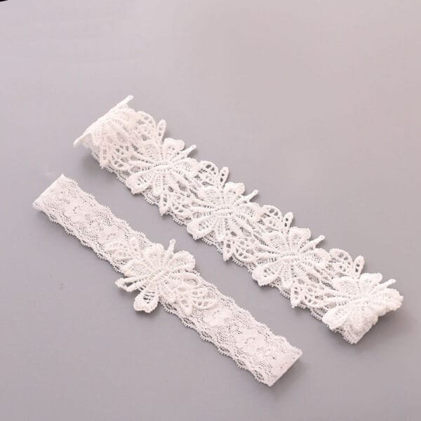 Garter Belt Set Garter Socks Lace Leg Straps - Image 5