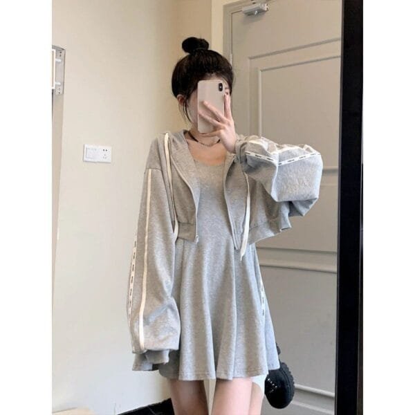 Women's Sports Suit Skirt Coat Temperament Leisure - Image 8