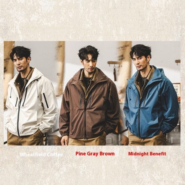 American Retro Outdoor Outdoor Jacket Coat Men - Image 3