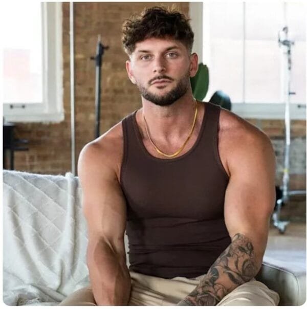 Men's Summer Knitted Ice Silk Rib Fitness Sports Casual Slim Vest - Image 7
