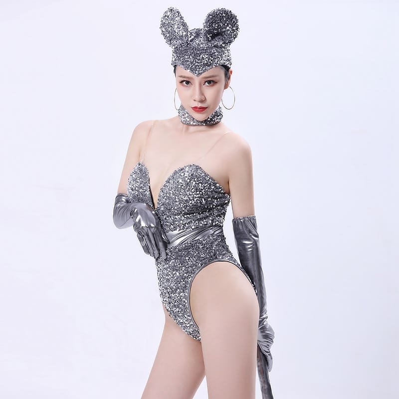 Bar Costumes Sequined Women's Atmosphere Tour - Image 2