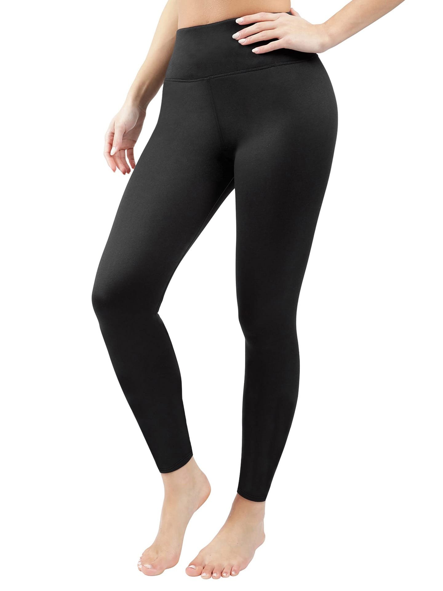Fleece Lined Padded Warm Keeping Women's High Waist Tight Leggings - Image 7