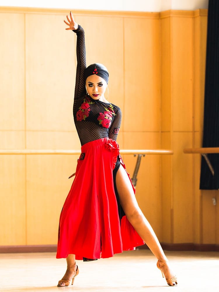 Sexy Ballroom Latin Competition Dress Cha cha Rumba Tango Latin Dance Skirt - Image 5