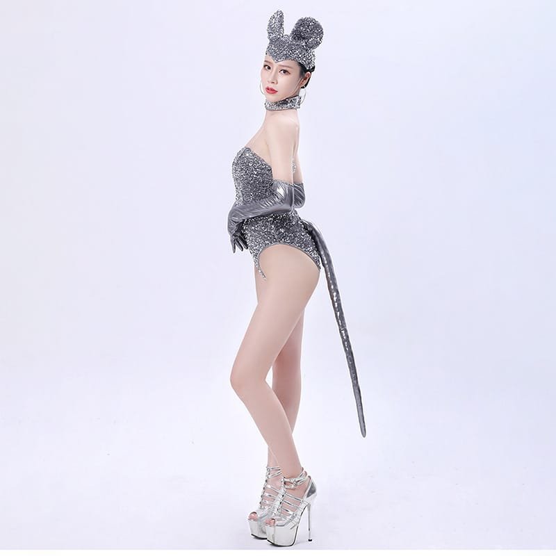 Bar Costumes Sequined Women's Atmosphere Tour - Image 3