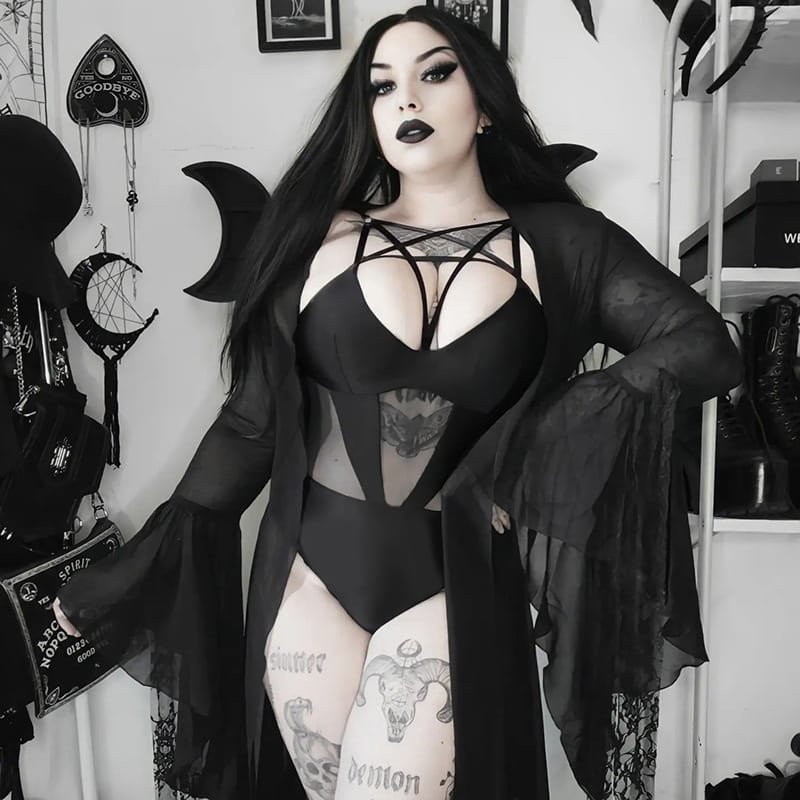 European And American New Style Hollow Sexy Mesh Bodysuit Women